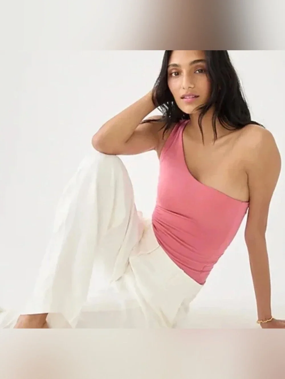 J Crew Pink Off Shoulder Modal Top Small